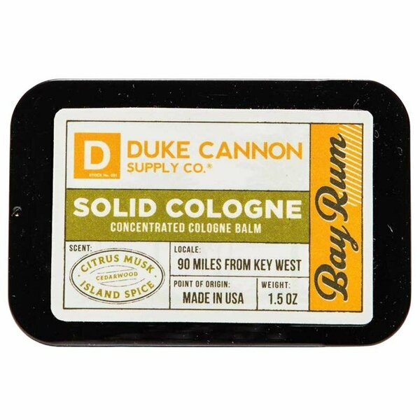 Duke Cannon COLOG SOLI BAY RUM 1.5OZ SCBAYRUM